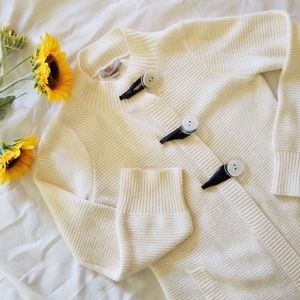 Ivory Sweater Cardigan